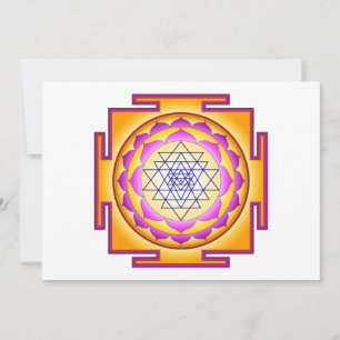 Carte La déesse de Sri Chakra Shri Lalitha Tripura Sunda