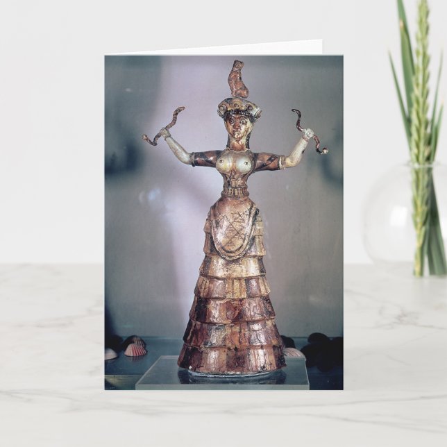 Carte La déesse des serpents (Devant)