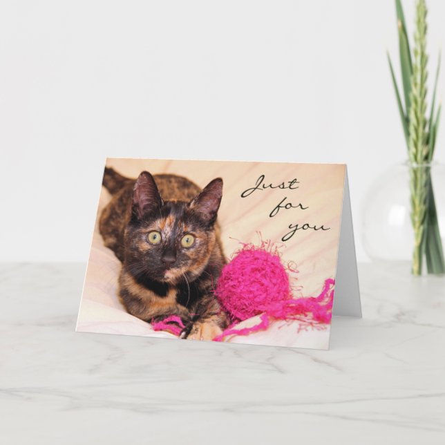 Carte La délivrance Tortie de chat de Greyfoot juste (Devant)