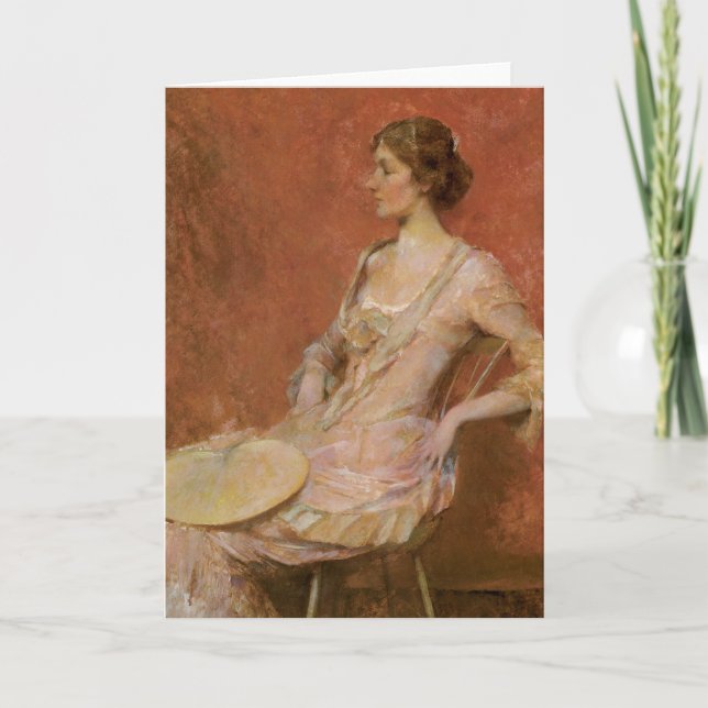 Carte La fan en feuille de palmier (Devant)