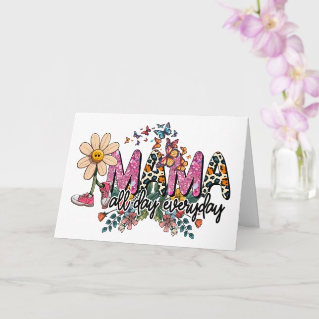Carte La fête des mères tous les jours (Orchidée)
