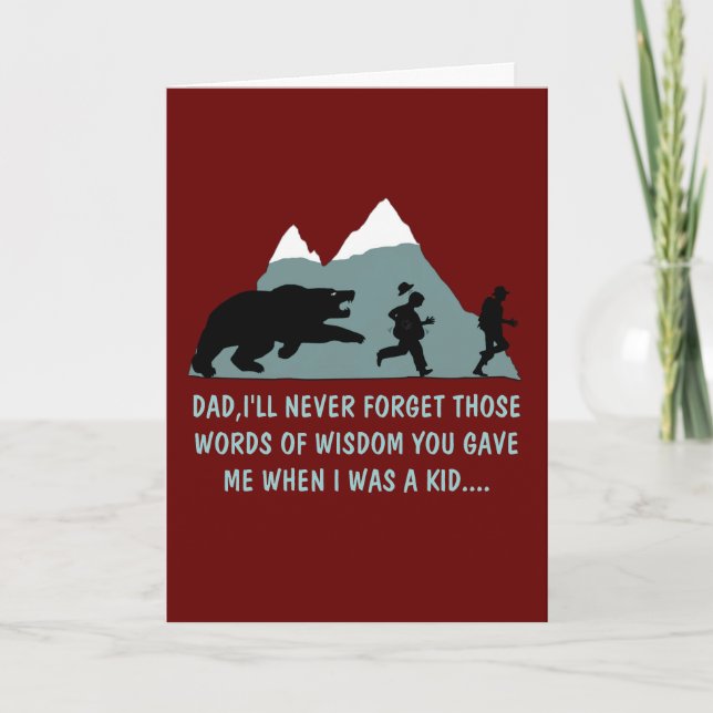 Carte La fête des pères houleuse (Devant)