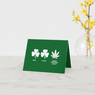 Carte La fête drôle de la Saint-Patrick pour les gars 