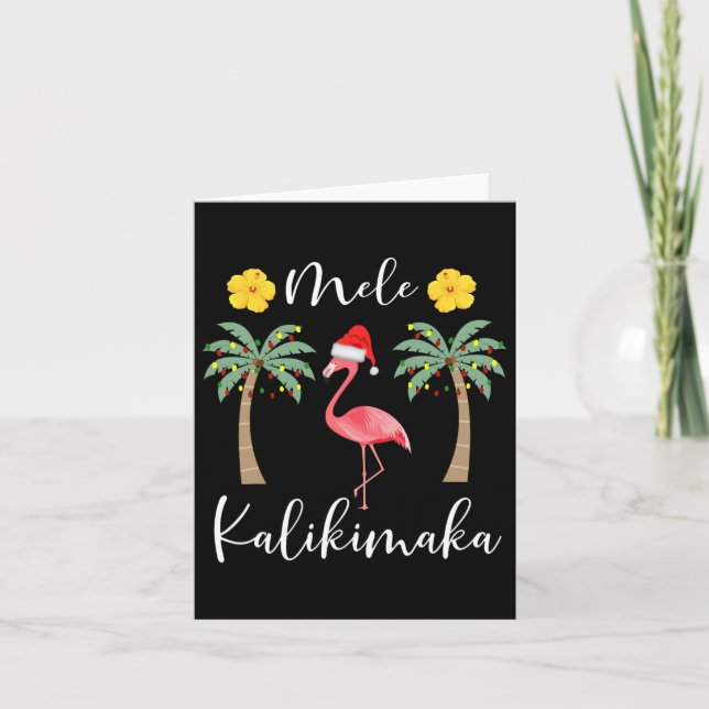 Carte La Flamme du Christ de Mele Kalikimaka (Devant)