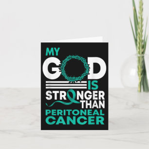 Carte La Foi Mon Dieu Est Plus Fort Que Le Cancer Du Pér