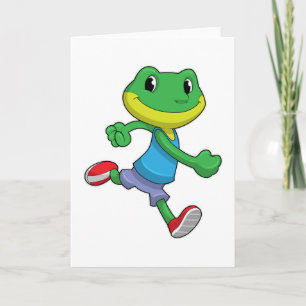 Carte La grenouille comme coureur à la course