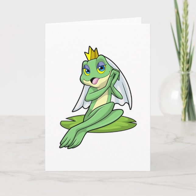 Carte La grenouille comme mariée au Mariage avec la Cour (Devant)