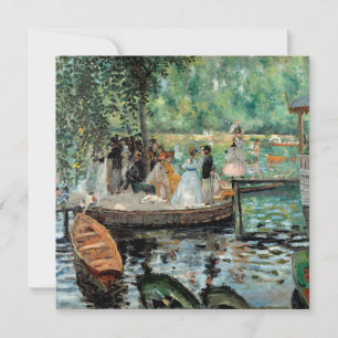 Carte La Grenouillère Auguste Renoir