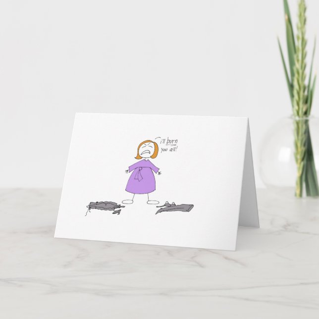 Carte La grossesse est bosse (Devant)