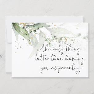 Carte La grossesse révèle aux grands-parents qu'on a un 