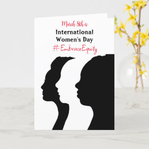Carte La Journée internationale de la femme est le 8 mar