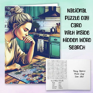 Carte La Journée nationale des puzzles est le 29 janvier