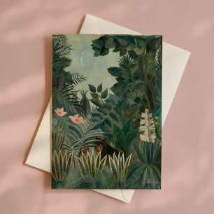Carte La jungle équatoriale   Henri Rousseau
