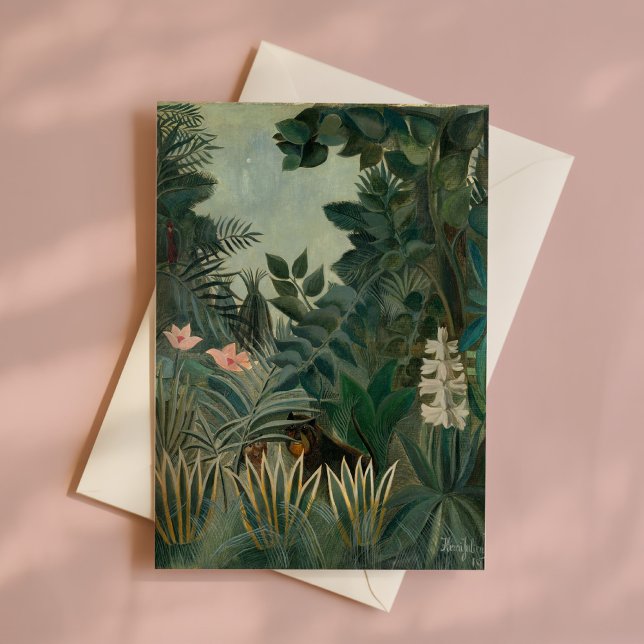 Carte La jungle équatoriale | Henri Rousseau (Créateur téléchargé)