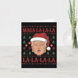 Carte La La Donald Trump Potus 47 Mauvais Noël 2