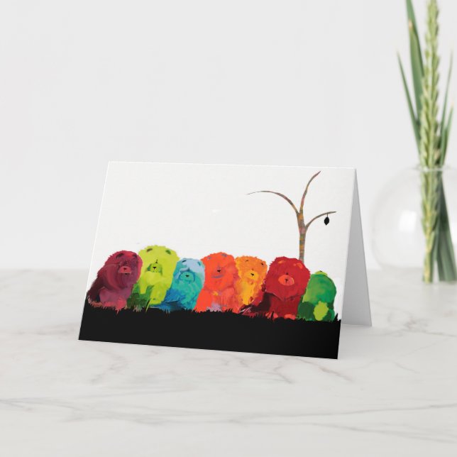 Carte LA LIGNE de BOUFFE série de heARTDECO (Devant)