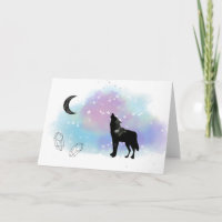 *~* La Lune cosmique arc-en-ciel qui hurle les cri