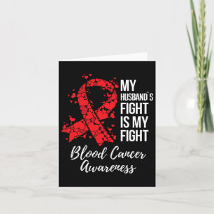 Carte La lutte de mon mari est ma lutte contre le cancer