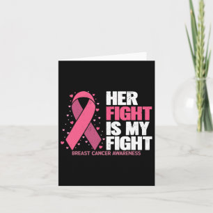 Carte La lutte est ma lutte contre le cancer du sein de 