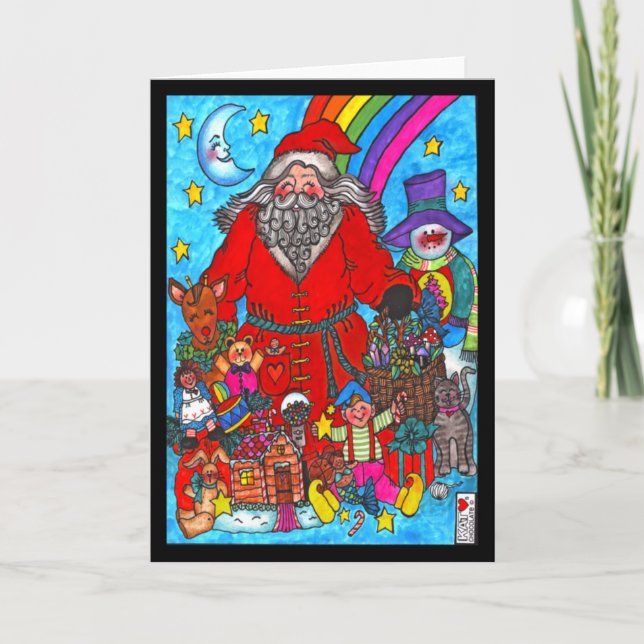 Carte La magie de Père Noël Card (Devant)