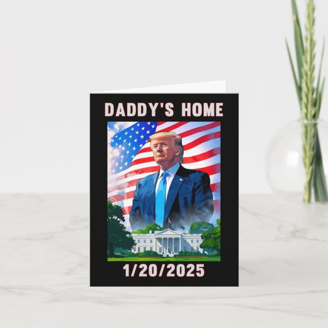Carte La maison de papa Donald Trump 2024  (Devant)