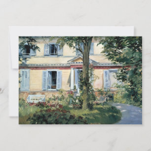 Carte La Maison de Rueil   Édouard Manet