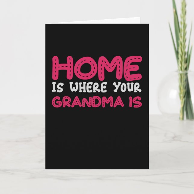 Carte La maison où se trouve votre grand-mère (Devant)