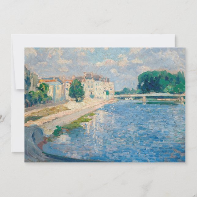 Carte La Marne à Lagny | Henri Lebasque (Devant)