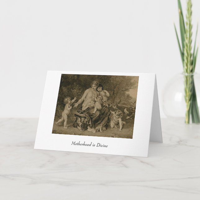 Carte La maternité est divine (Devant)