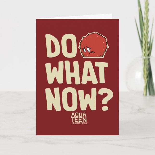 Carte La Meatwad, Force De La Faim De L'Ado Aqua "Faites (Devant)