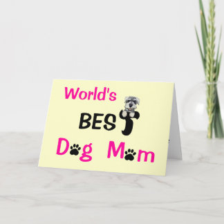 Carte La meilleure maman de chien