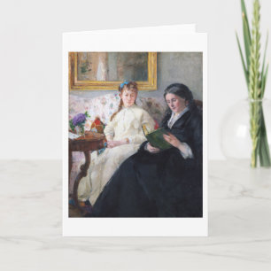Carte La mère et la soeur de l'artiste, Berthe Moriso