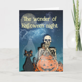 Carte La merveille de la nuit d'Halloween