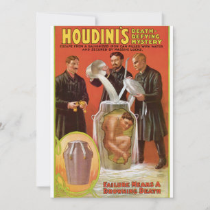 Carte La mort de Huodini défie le mystère, Poster de 190