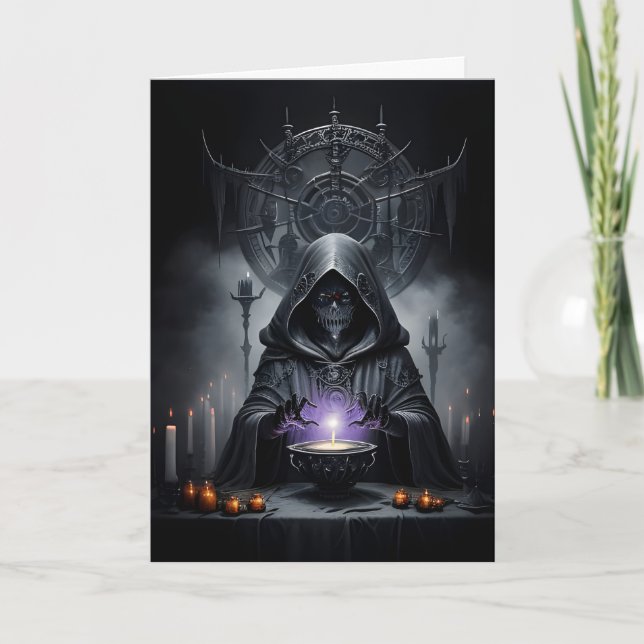 Carte La mort donne un sort à Halloween (Devant)