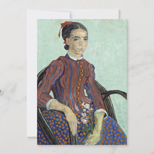 Carte La Mousmé | Vincent van Gogh (Devant)