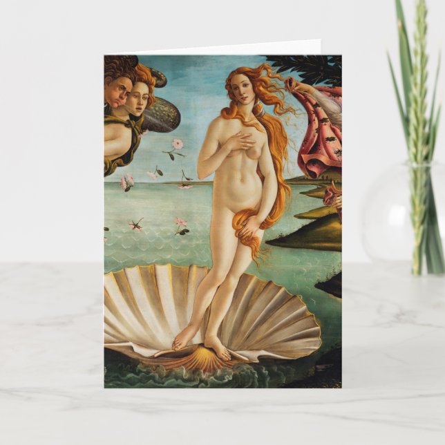 Carte La naissance de Vénus (détail), Sandro Botticelli (Devant)