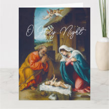 La Nativité de l'Enfant Jésus Vœux de Noël