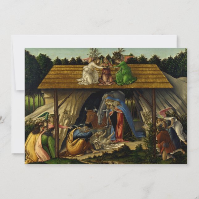 Carte La Nativité Mystique - Botticelli (Devant)