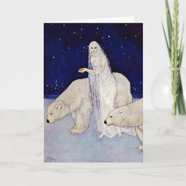 Carte : La neige maiden par Edmund Dulac (Devant)