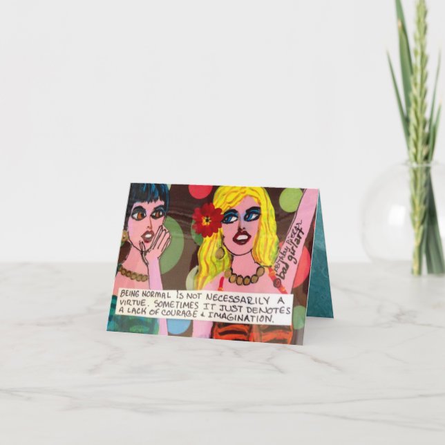 CARTE LA NORMALE DE NOTECARD-BEING N'EST PAS (Devant)