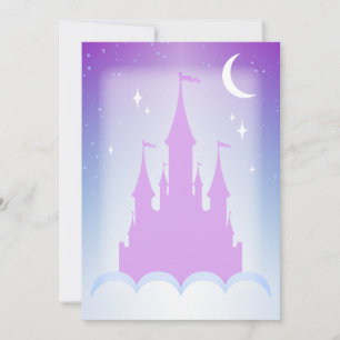 Carte La Nuit Dreamy Castle Dans Les Nuages Starry Sky