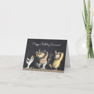 Carte Là où les choses sauvages sont Joyeux Anniversai