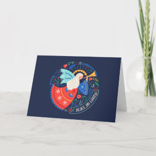 Carte La paix sur Terre Angel Design