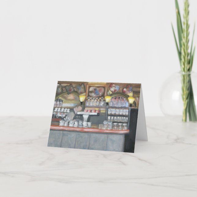 CARTE LA PALETTE CAFE PARIS NOTECARD (Devant)