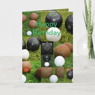 Carte La pelouse vintage roule collage de photo,