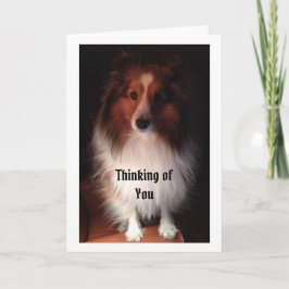 Carte La pensée à vous cardent