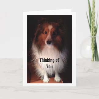 Carte La pensée à vous cardent