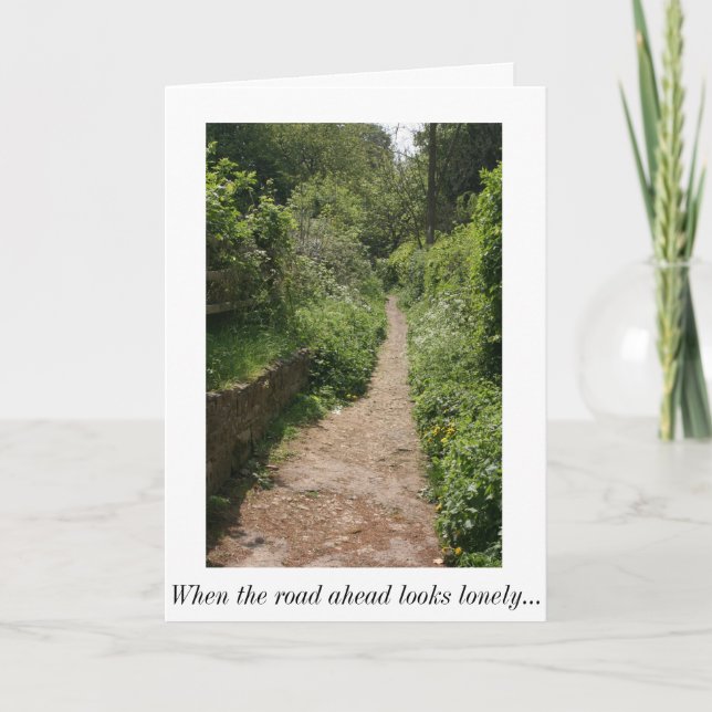 Carte la pensée à vous cardent (Devant)