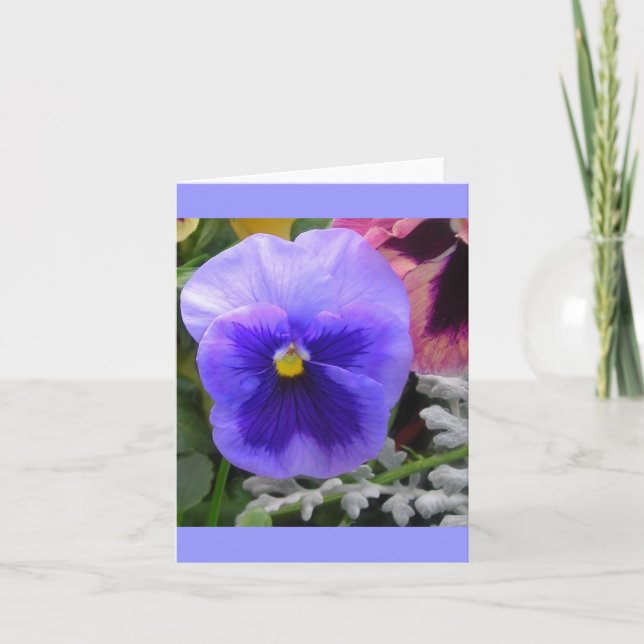Carte La pensée bleue (Devant)